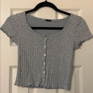 Brandy Melville Zelly ruffle top